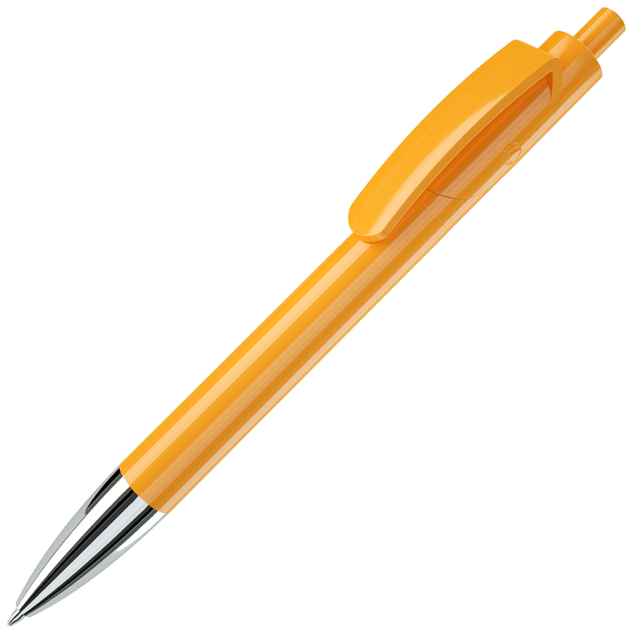 TRIS CHROME, ручка шариковая, желтый/хром, пластик