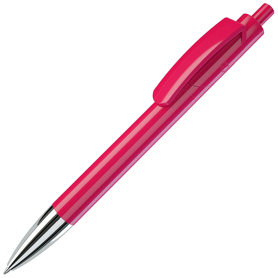 TRIS CHROME, ручка шариковая, розовый/хром, пластик
