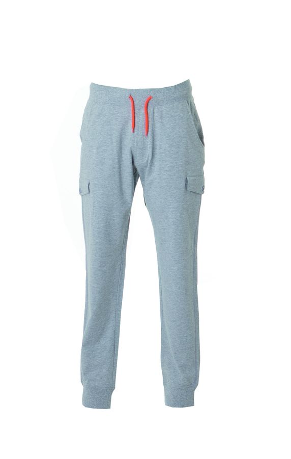DAMASCO Штаны с карманами, серый меланж, размер XXL